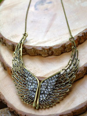 Bronz Kanat Kolye Bronz Kanat Kolye