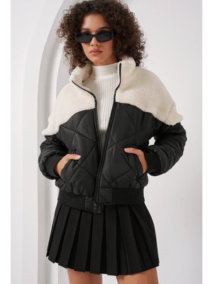 Ekru Kapitone Şişme Mont Ekru Kapitone Şişme Mont