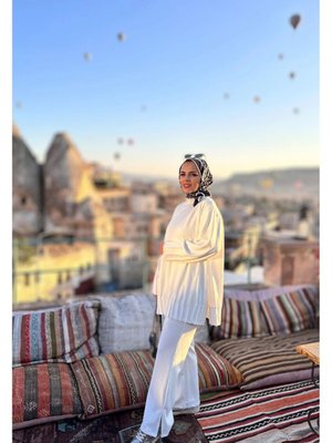 Premium Levita Modal Takım Ekru Premium Levita Modal Takım Ekru