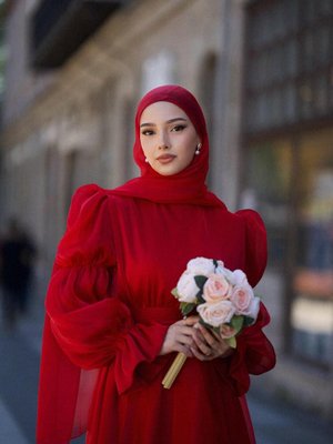 Kadın Kayla Tesettür Abiye Elbise