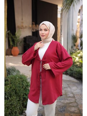 Önü Baglamalı Kimono Tunik Önü Baglamalı Kimono Tunik