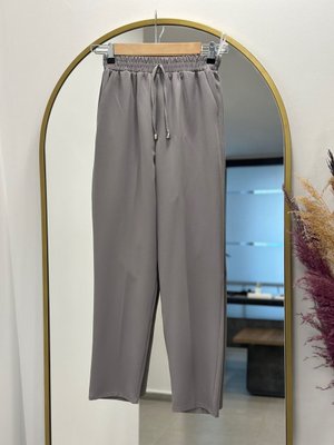 Asya Havuç Paça Pantolon Gri Asya Havuç Paça Pantolon Gri
