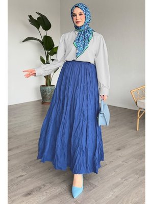 İndigo Kraş Etek İndigo Kraş Etek