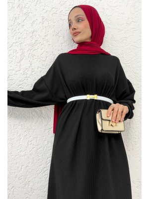 Siyah Abaya Elbise Siyah Abaya Elbise