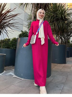 Fitilli Triko Elbise