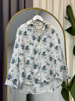 Saten Simli Kadın Oversize Gömlek Saten Simli Kadın Oversize Gömlek