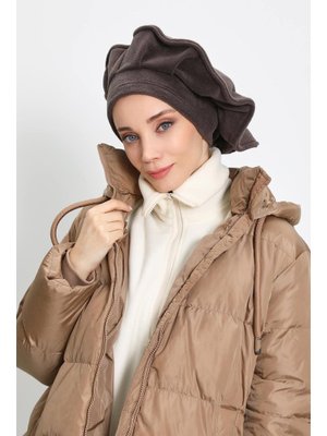 79pl Füme Fransız Ressam Polar Şapka Bone,b