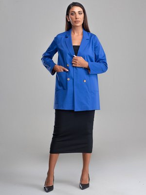 Saks Mavisi Blazer Ceket Saks Mavisi Blazer Ceket