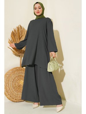 Antrasit Tunik Pantolon Alt Üst Takım