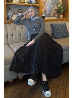 Siyah Kraş Etek Siyah Kraş Etek