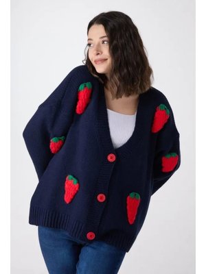 Lacivert Triko Hırka