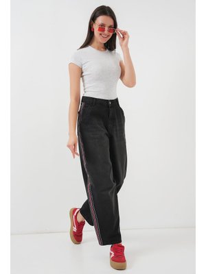 Siyah Baggy Kot Pantolon Siyah Baggy Kot Pantolon