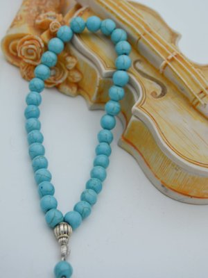 Çok Renkli Mini Tesbih Turkuaz Çok Renkli Mini Tesbih Turkuaz