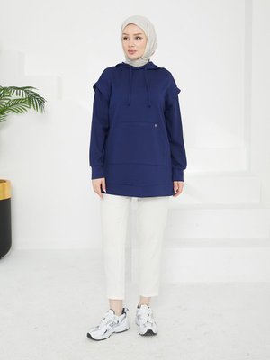 Modaayka Yeni Sezon Kapüşonlu Çift Cepli Tunik Modaayka Yeni Sezon Kapüşonlu Çift Cepli Tunik