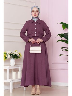 Mürdüm Cepkenli Etekli İkili Takım