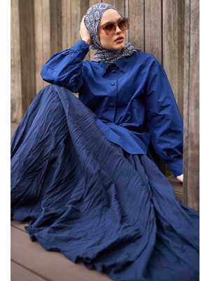 Lacivert Kraş Etek Lacivert Kraş Etek