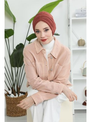 Tarçın Pileli Penye Bone,b Tarçın Pileli Penye Bone,b