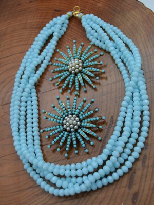 Mavi Özel Tasarım Set