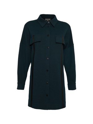 Deri Garnili Çıtçıtlı Spor Tunik Deri Garnili Çıtçıtlı Spor Tunik