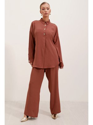 Kiremit Oversize Alt Üst Takım