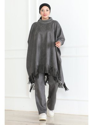 Gri Zen Süet İkili Takım &