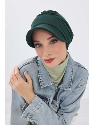 73rb Ördek Yeşili Siperlikli Şapka Bone,b 73rb Ördek Yeşili Siperlikli Şapka Bone,b