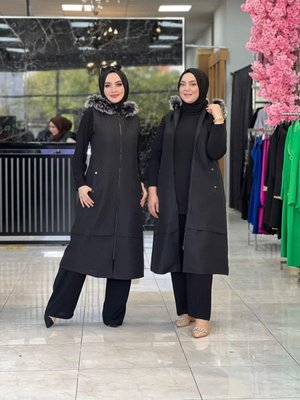 Esin Yelek Siyah Beden