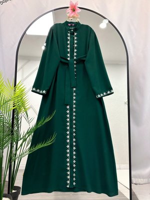 Nakışlı Abaya Elbise