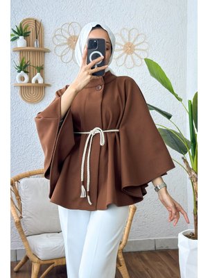 Taba Örgü Kuşaklı Panço