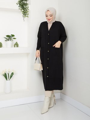 Harika Yumuşacık Hafif Yarasa Kol Triko Hırka