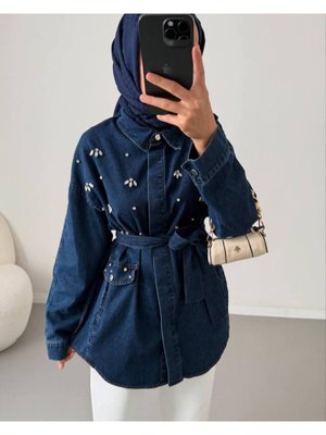 Kot Ceket Baglamalı Kot Ceket Baglamalı