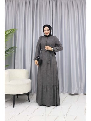 Antrasit Kırçıllı Belden Bağcıklı Antrasit Kırçıllı Belden Bağcıklı