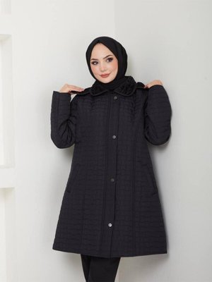 Cm Kapitone Kumaş Mont