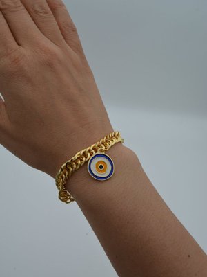 Nazar Göz Bileklik Altın Rengi