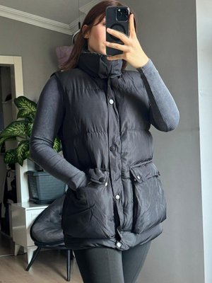 Torba Cepli Şişme Yelek Siyah Torba Cepli Şişme Yelek Siyah