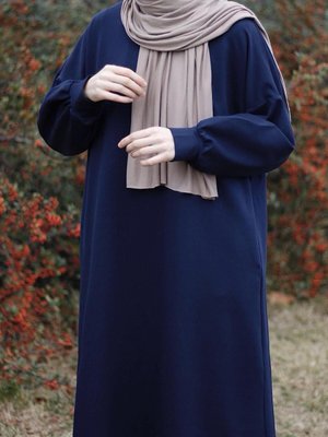 Sweat Elbise Lacivert Sweat Elbise Lacivert