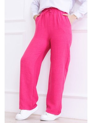 Pembe Abel Bol Paça Cepli Ayrobin Pantolon