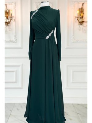 Eflin Abiye Elbise Zümrüt