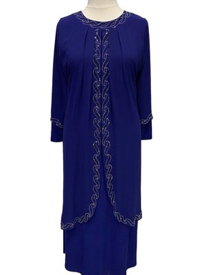 Mavi Saadet Şık Taş Işlemeli Büyük Beden Anne Abiye Elbise Mavi Saadet Şık Taş Işlemeli Büyük Beden Anne Abiye Elbise