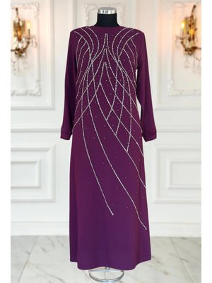 Mürdüm Asude Abiye Elbise