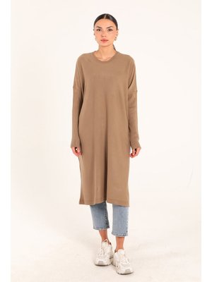 Vizon Uzun Triko Tunik