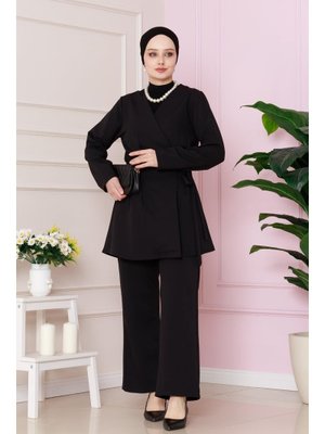 Siyah Yandan Bağlamalı Hürremtakım