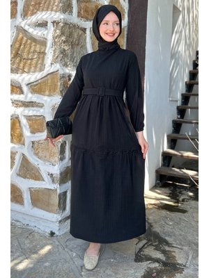 Venna Siyah Elbise