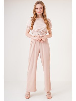 Bisküvi Örme Pantolon Bisküvi Örme Pantolon