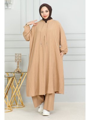 Büsküvi İkili Takım Kapüşonlu