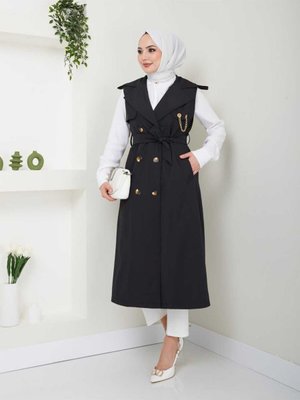 Uzun Yelek Bondit Kumaş