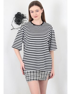 Siyah Kısa Kol Bluz