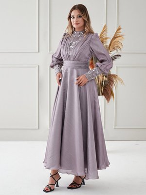 Lavanta Hera Abiye Elbise Lavanta Hera Abiye Elbise