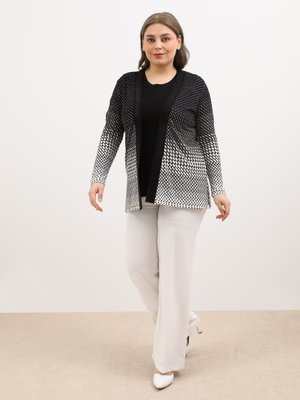 Siyah Büyük Beden İkili Bluz / Gömlek