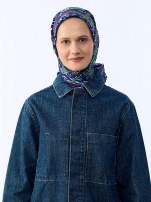 Lacivert Eşarp Lacivert Eşarp